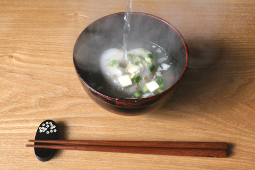 笑顔になれる最中味噌汁の作り方3